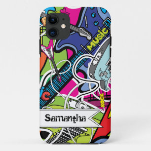 Guitar Rock iPhone 5 Mate Barely There™ Case