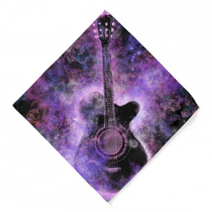 Guitar Rock Music Bandana