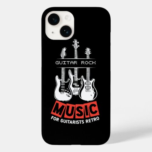 Guitar Rock Music For Guitarists Retro Case_Mate iPhone 14 Case