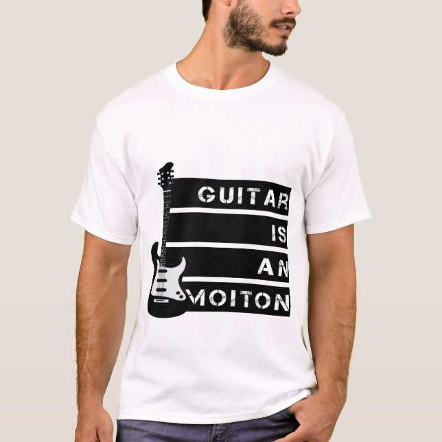 Guitar Rock Music For Guitarists Retro Duo T-Shirt (Front)