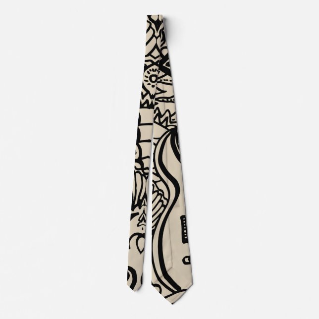 GUITAR ROCK NECK TIE (Back)