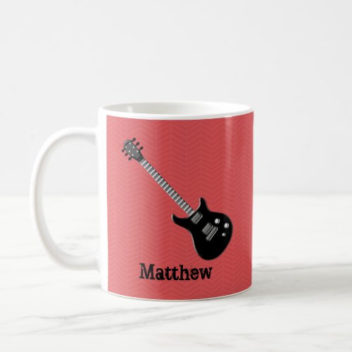 Guitar Rock Star Coffee Mug