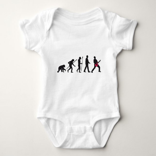 guitar rocker baby bodysuit (Front)
