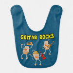 Guitar Rocks Baby Bib