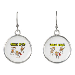 Guitar Rocks Earrings