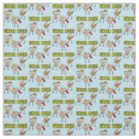 Guitar Rocks Fabric