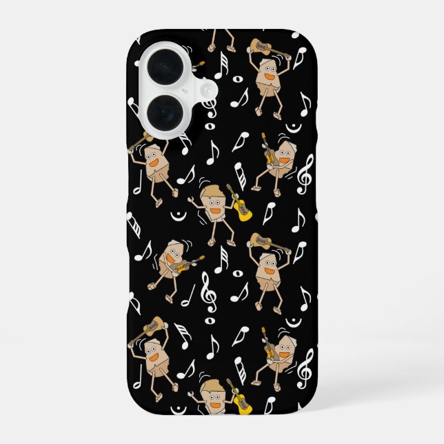 Guitar Rocks Iphone Case (Back)