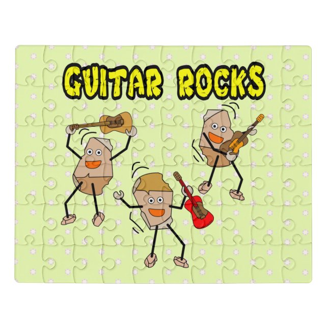 Guitar Rocks Jigsaw Puzzle (Puzzle Horizontal)
