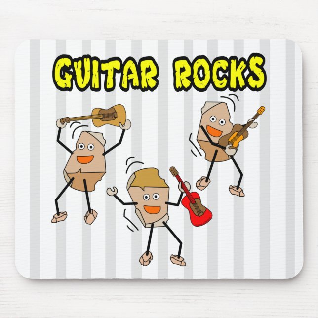Guitar Rocks Mouse Pad (Front)