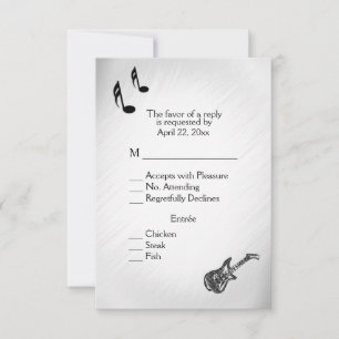 Guitar RSVP Menu Choice