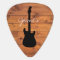 Guitar Rustic Wood Handwritten Name