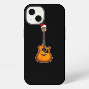 Guitar Santa Hat Christmas Pajama Decorations iPhone 13 Case