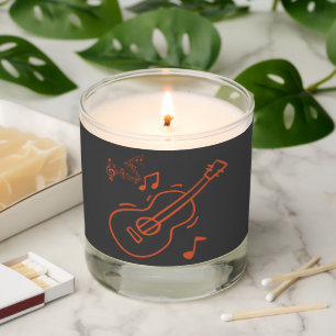 guitar scented candle