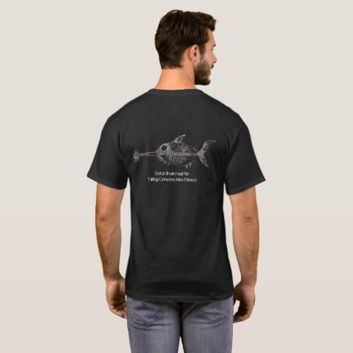 Guitar Shark Fossil Fish T_Shirt