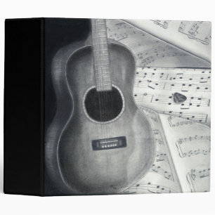 Guitar & Sheet Music 2" Binder