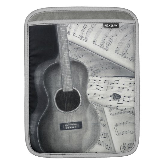 Guitar & Sheet Music iPad Sleeve