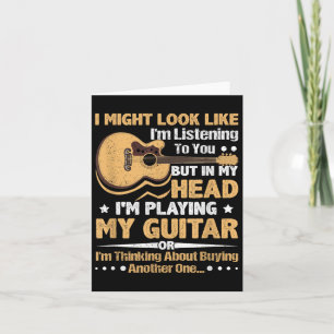Guitar Shirt For Men - Funny Musician Guitar Graph Card