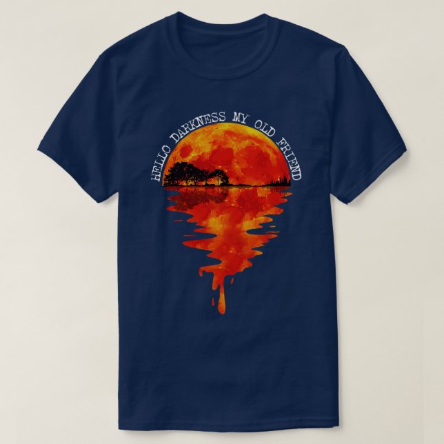 Guitar Shirt Guitar Lover Shirt Vintage Guitar Sun (Design Front)