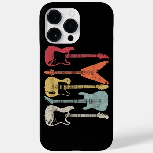 Guitar Shirt Retro Style Gift For Guitarist  Case_Mate iPhone 14 Pro Max Case