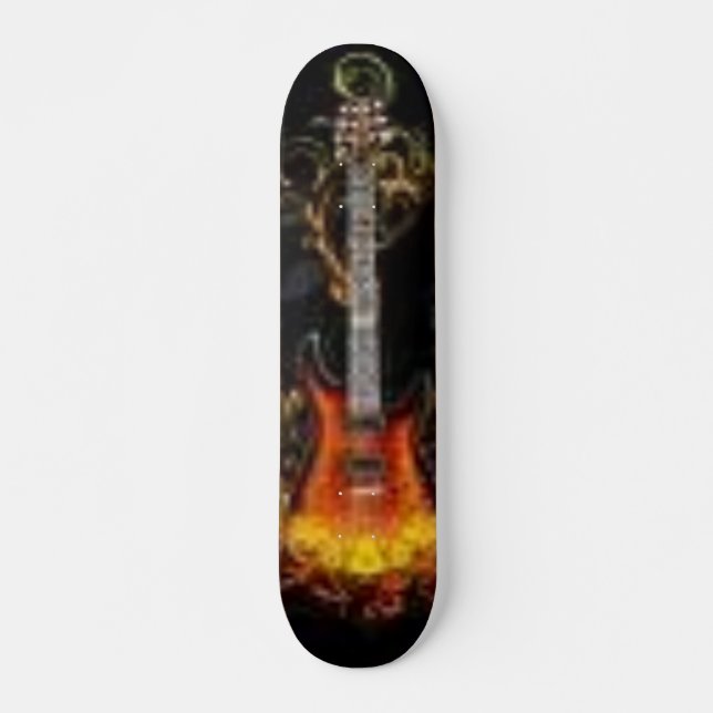 guitar skateboard deck (Front)