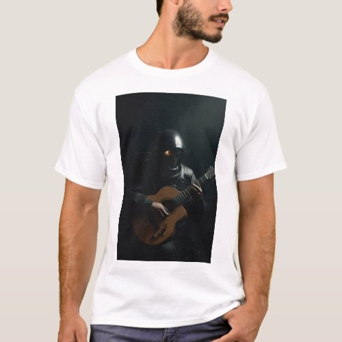 Guitar Skull Groove T_Shirt