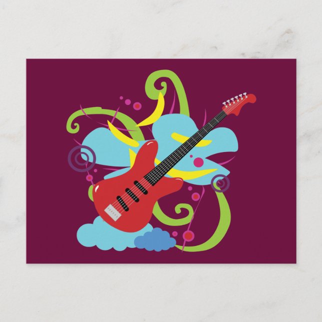 Guitar Solo Dream Postcard (Front)