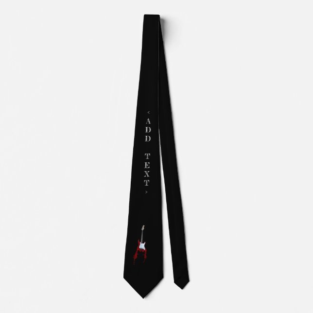Guitar Splash Neck Tie (Front)