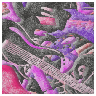 Guitar Sprinkles Fabric