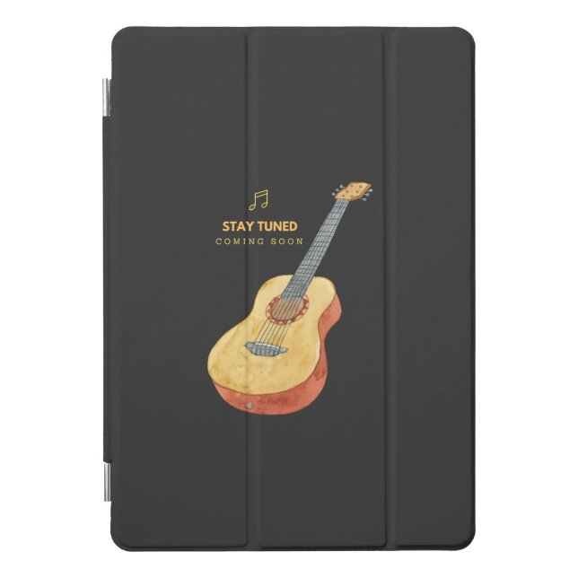 Guitar Stay Tuned iPad Pro Cover (Front)