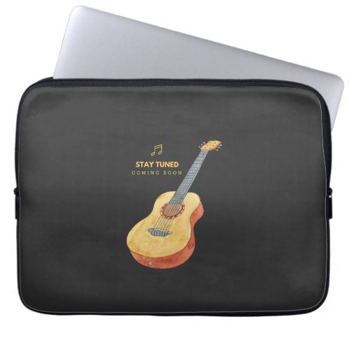 Guitar Stay Tuned Laptop Sleeve