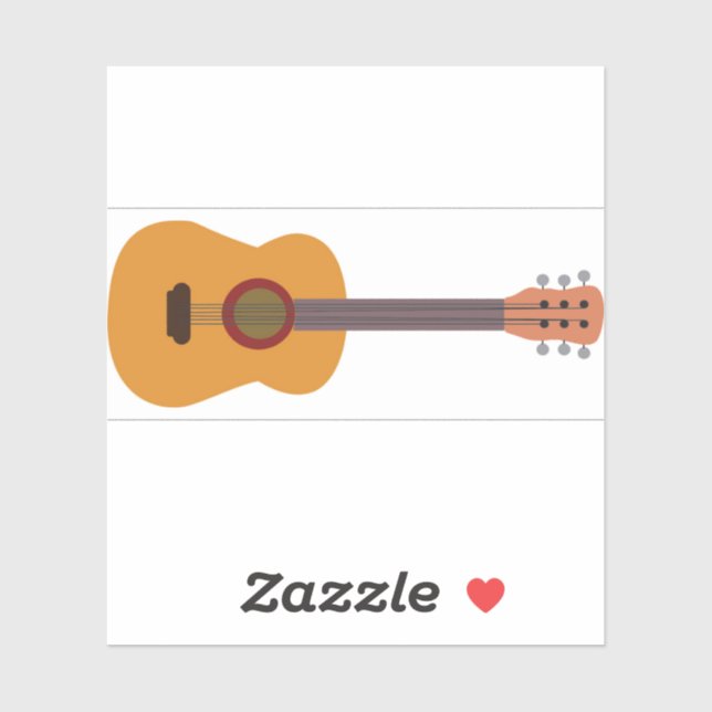 Guitar Sticker (Sheet)
