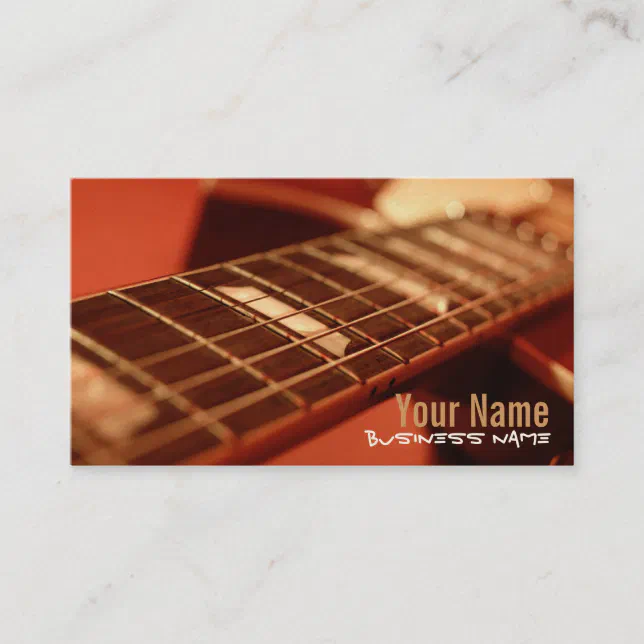 Guitar Strings Business Cards Zazzle