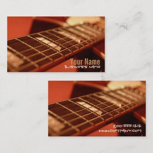 Guitar Strings Business Cards Zazzle