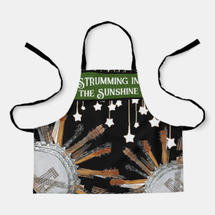 GUITAR STRINGS IN THE SUN APRON