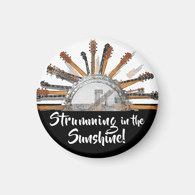 GUITAR STRINGS IN THE SUN MAGNET (Front)