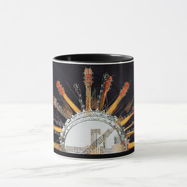 GUITAR STRINGS IN THE SUN MUG (Center)