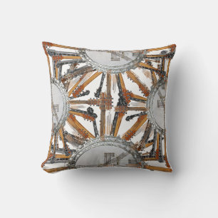 GUITAR STRINGS IN THE SUN THROW PILLOW