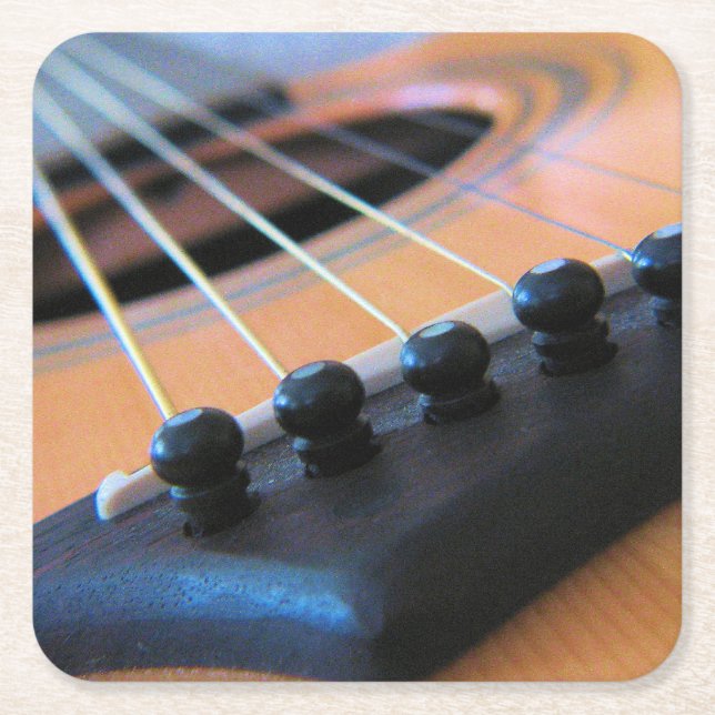 Guitar Strings  -  Keep the Music Playing Coaster (Front)