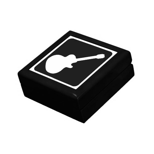 guitar symbol gift box