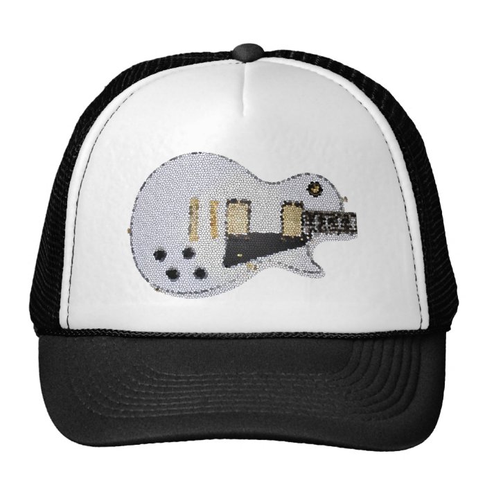 Guitar T stained glass Trucker Hat