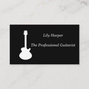 Guitar Teacher   Electric & Acoustic Lessons Busin Calling Card