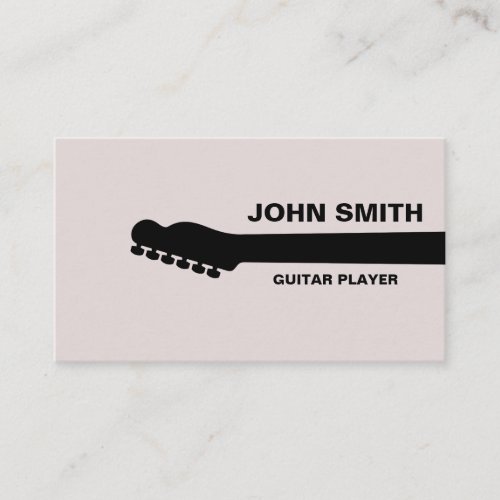 Guitar Teacher Musical Musician Personalized Business Card