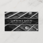 Guitar Teacher Photo Of Strings - Business Card at Zazzle