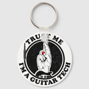 Guitar Technician Keychain