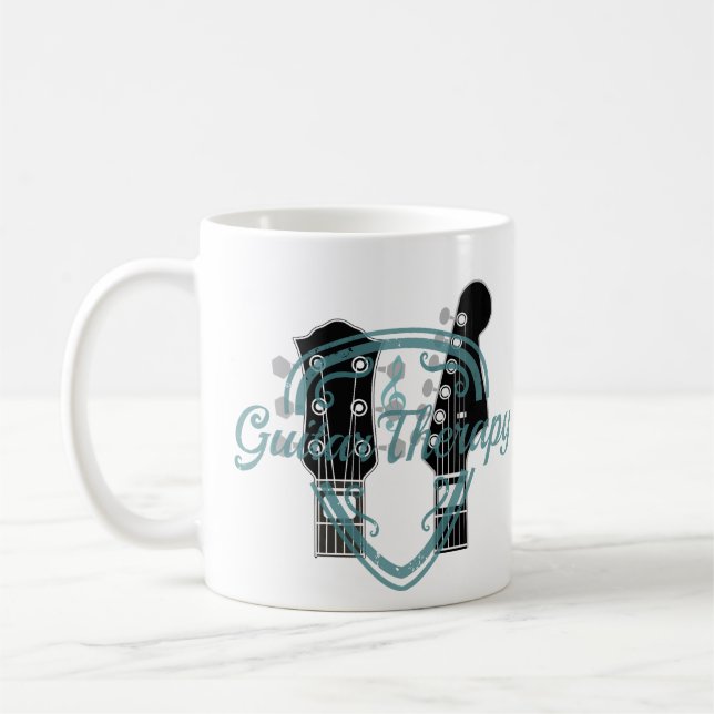 Guitar Therapy Coffee Mug (Left)