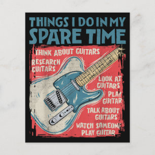 Guitar Things I Do In My Spare Time Funny Electric