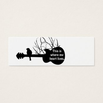 Guitar  This Is Where My Heart Lives. by moepontiac at Zazzle