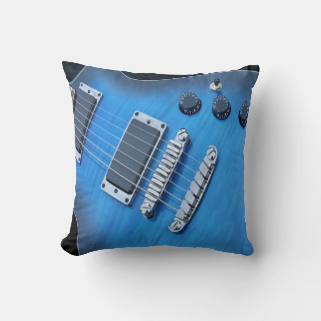 guitar throw pillow (Front)