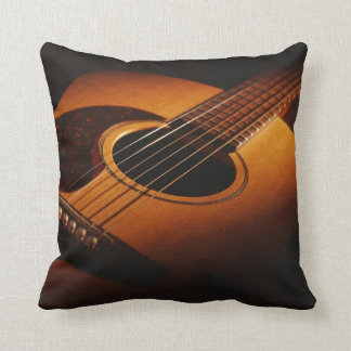 guitar throw pillow