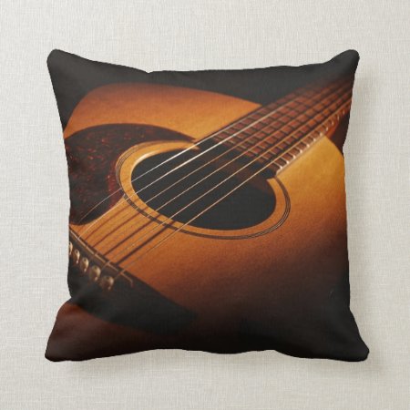 Guitar Throw Pillow